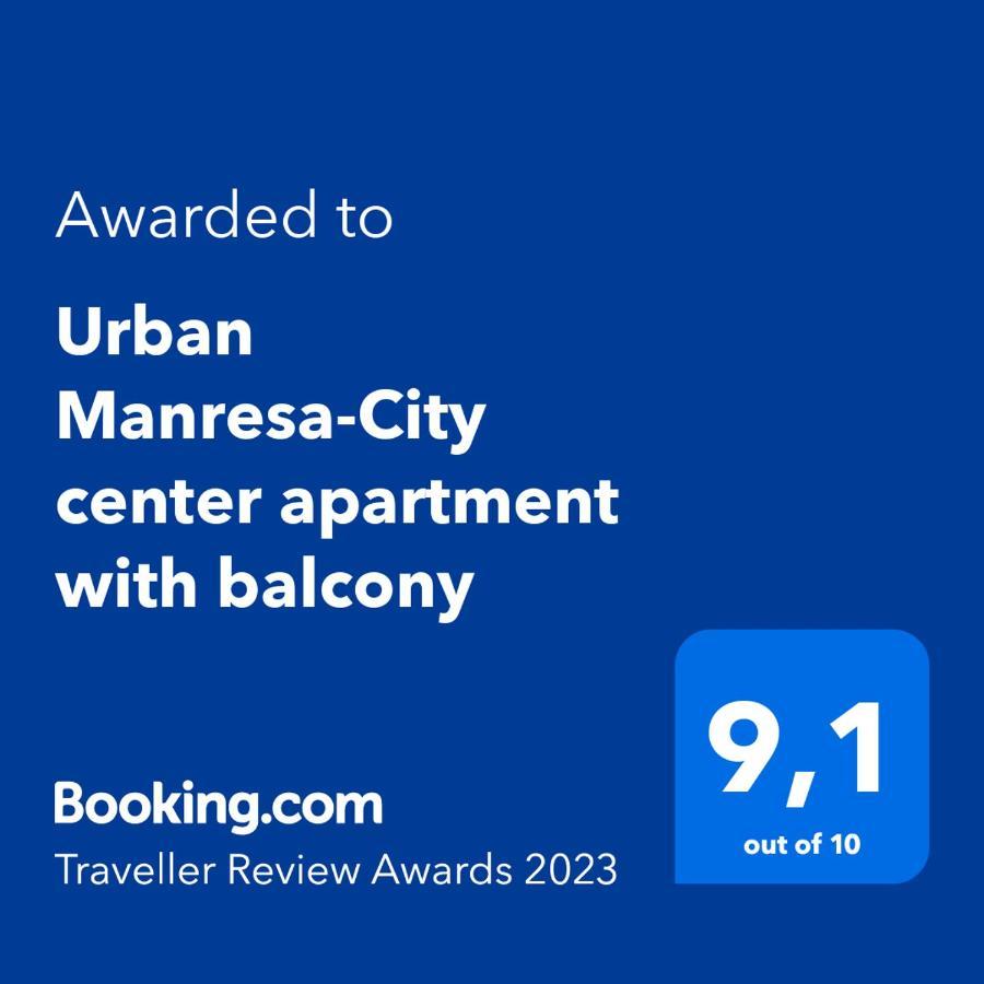 Urban Manresa-City Center Apartment With Balcony Kültér fotó